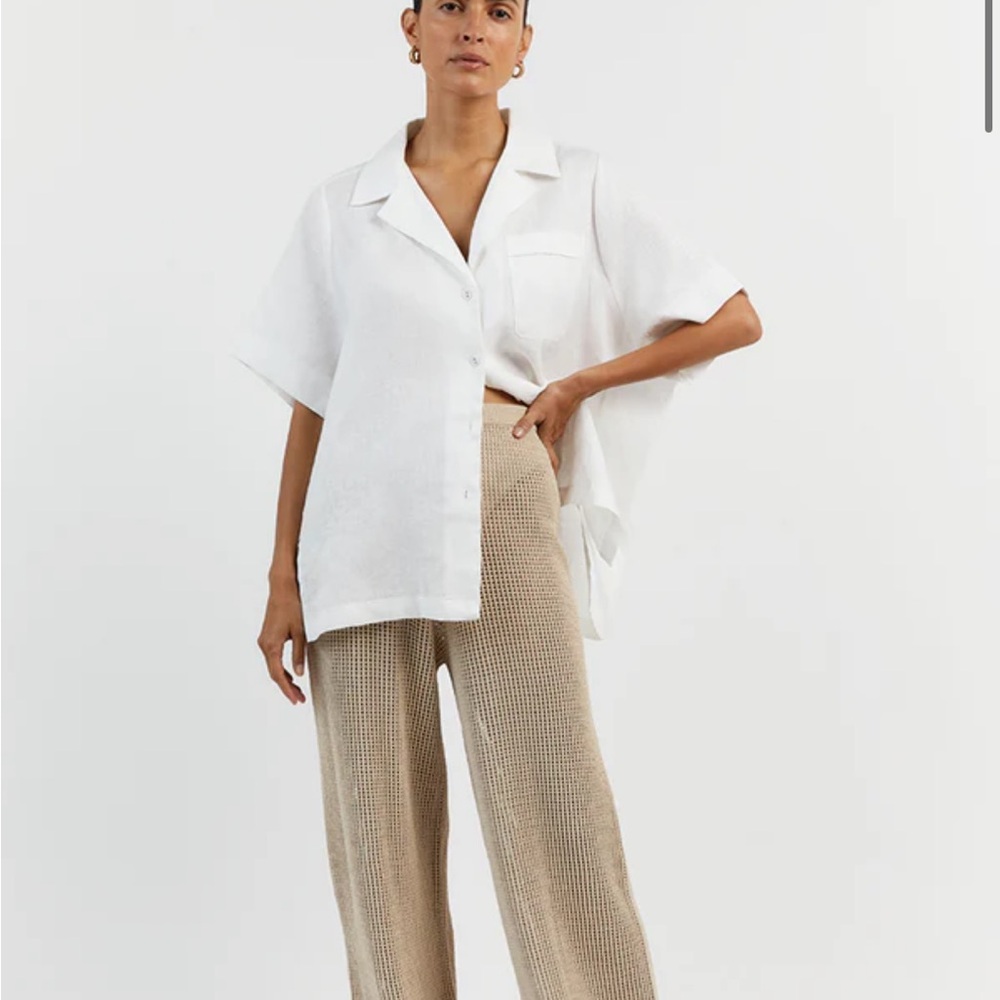 DISSH Ophelia Stone Crochet Pant NWT